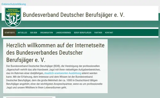 Vorschau Bundesverband Deutscher Berufsj&auml;ger (BDB)