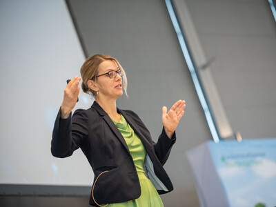 Prof. Dr. Nicole Kemper von der TiHo Hannover referierte zu Trends und Auswirkungen von KI und Digitalisierung in der Landwirtschaft
