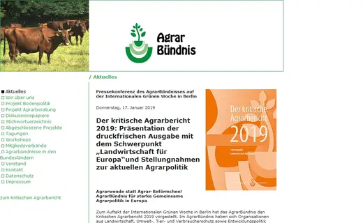 Vorschau AgrarB&uuml;ndnis