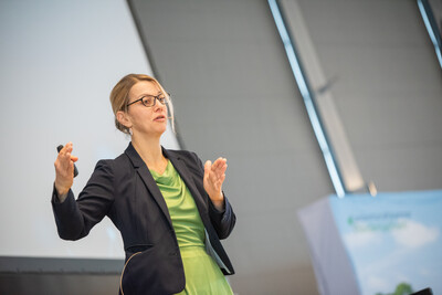 Prof. Dr. Nicole Kemper von der TiHo Hannover referierte zu Trends und Auswirkungen von KI und Digitalisierung in der Landwirtschaft