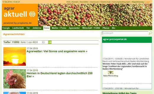 Vorschau Agrar-Aktuell