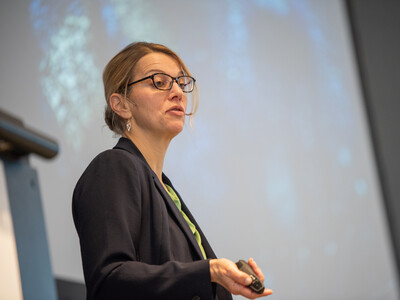 Prof. Dr. Nicole Kemper von der TiHo Hannover referierte zu Trends und Auswirkungen von KI und Digitalisierung in der Landwirtschaft