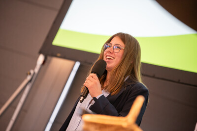 Lotta Kaper vom Agrarausschuss der Nieders&auml;chsischen Landjugend