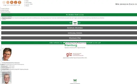 Vorschau Arbeitnehmerberatung der Landwirtschaftskammern