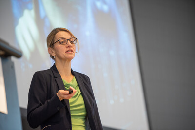 Prof. Dr. Nicole Kemper von der TiHo Hannover referierte zu Trends und Auswirkungen von KI und Digitalisierung in der Landwirtschaft