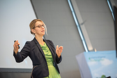 Prof. Dr. Nicole Kemper von der TiHo Hannover referierte zu Trends und Auswirkungen von KI und Digitalisierung in der Landwirtschaft