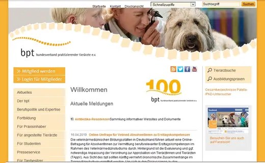 Vorschau Bundesverband Praktischer Tier&auml;rzte