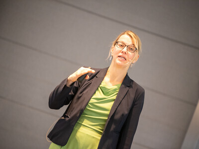 Prof. Dr. Nicole Kemper von der TiHo Hannover referierte zu Trends und Auswirkungen von KI und Digitalisierung in der Landwirtschaft