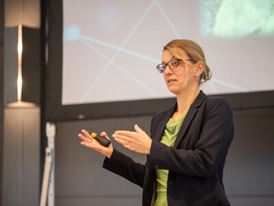 Prof. Dr. Nicole Kemper von der TiHo Hannover referierte zu Trends und Auswirkungen von KI und Digitalisierung in der Landwirtschaft