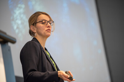 Prof. Dr. Nicole Kemper von der TiHo Hannover referierte zu Trends und Auswirkungen von KI und Digitalisierung in der Landwirtschaft