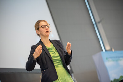 Prof. Dr. Nicole Kemper von der TiHo Hannover referierte zu Trends und Auswirkungen von KI und Digitalisierung in der Landwirtschaft