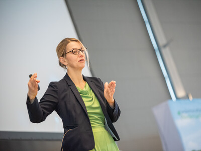 Prof. Dr. Nicole Kemper von der TiHo Hannover referierte zu Trends und Auswirkungen von KI und Digitalisierung in der Landwirtschaft