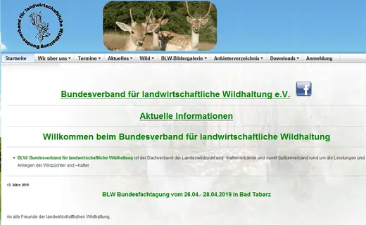 Vorschau Bundesverband f&uuml;r Landwirtschaftliche Wildhaltung e.V