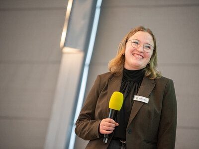 Marlen Stelter vom Agrarausschuss der Nieders&auml;chsischen Landjugend